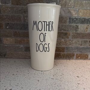 Rae Dunn Cream 'Mother of Dogs' Tall Mug